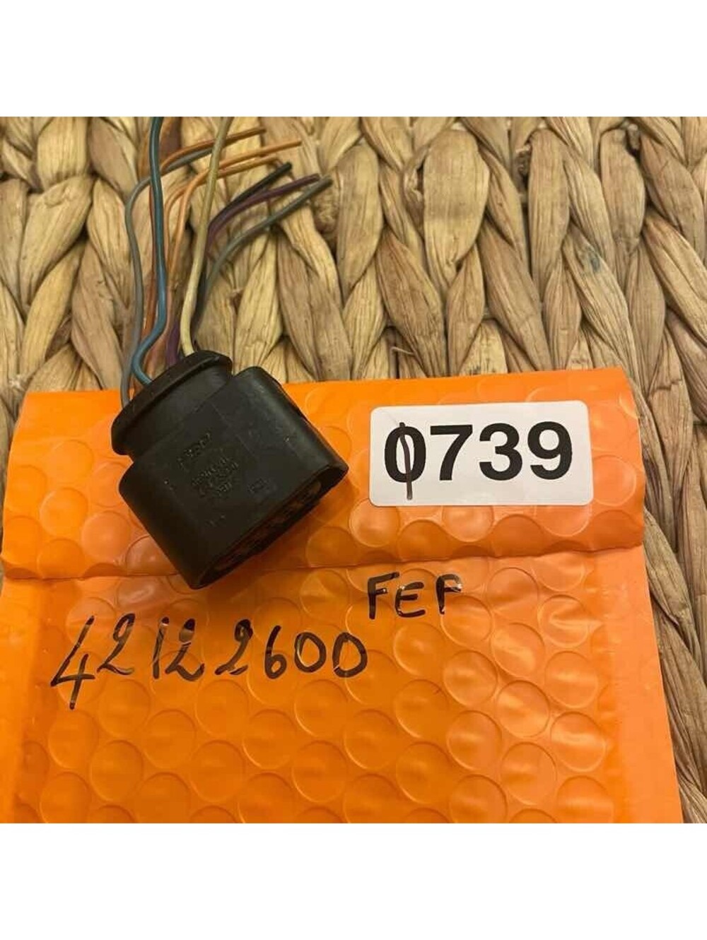 ✅42122600 Wiring Harness Connector Pigtail Plug VW Audi Porsche BMW#️⃣739